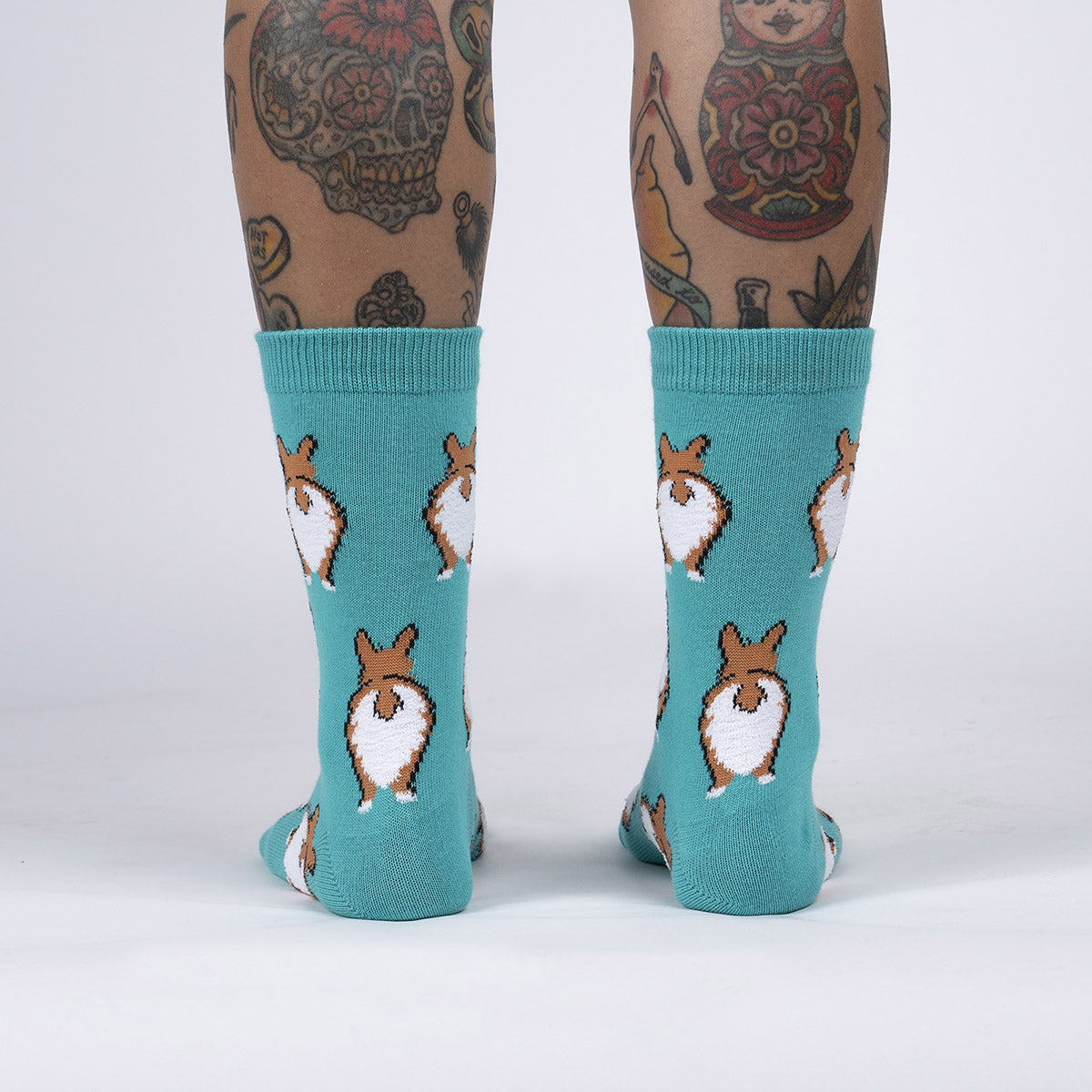 Nothin' Butt Corgis Crew Socks