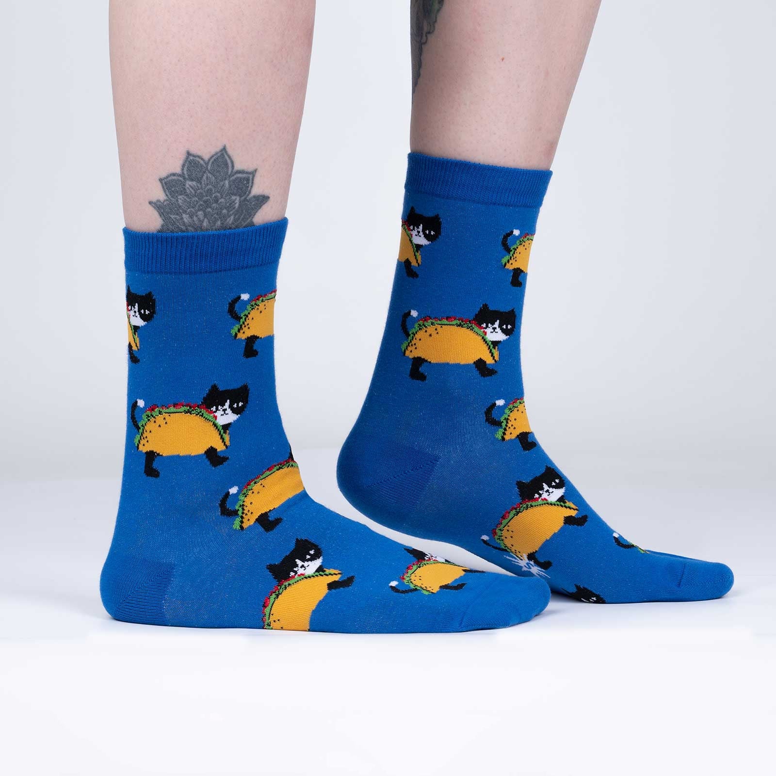 Let's Taco 'bout Cats Crew Socks