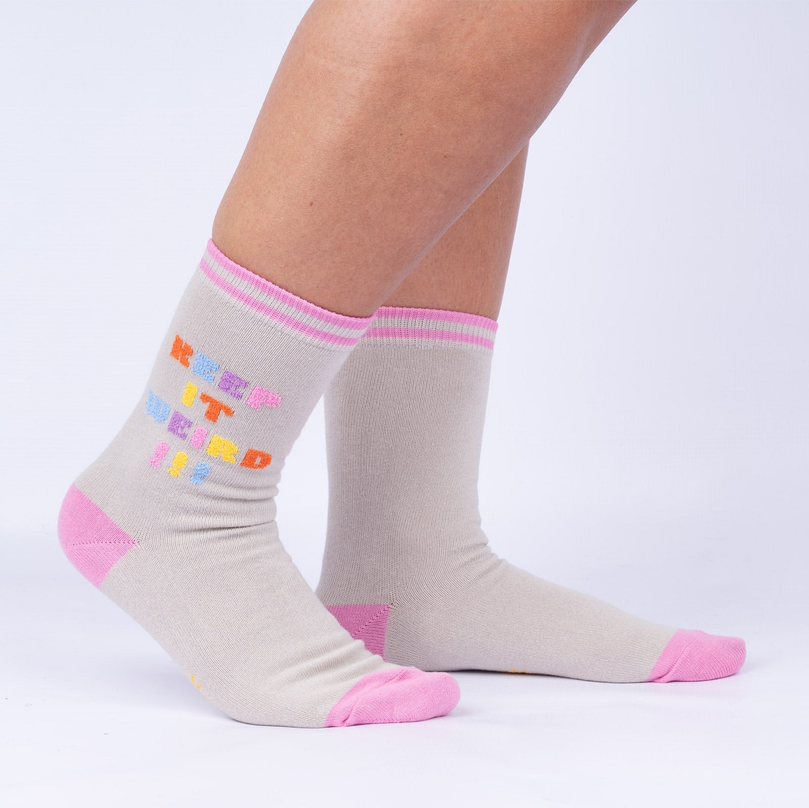 Keep It Weird! Crew Socks