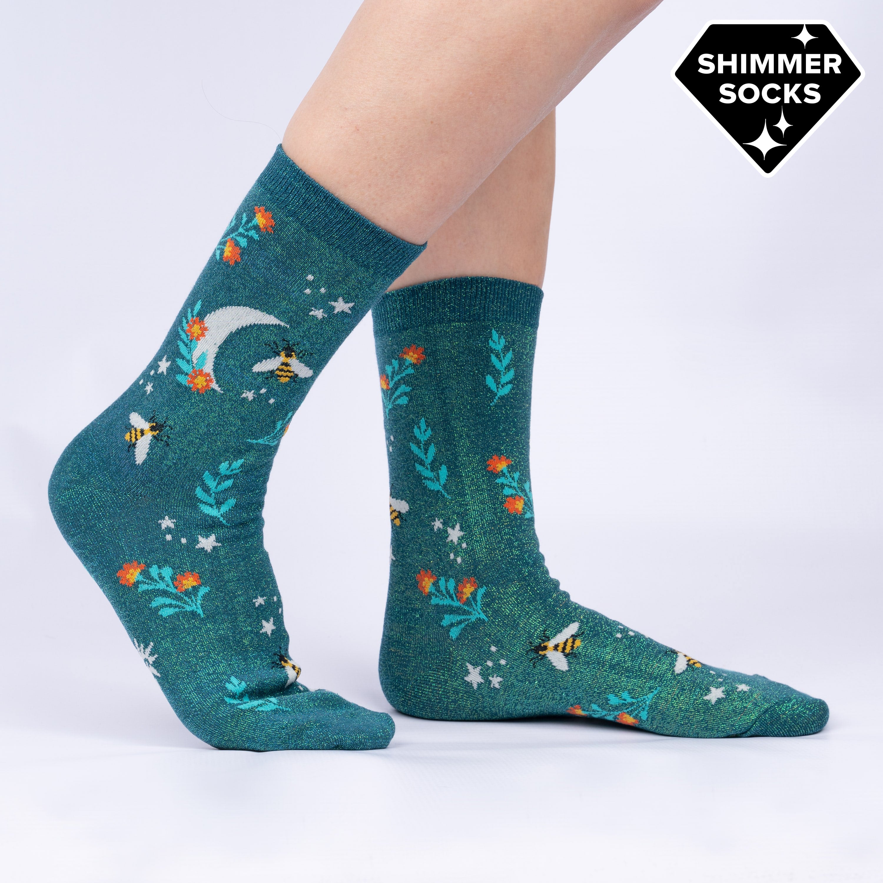 Bee Dazzling Crew Socks