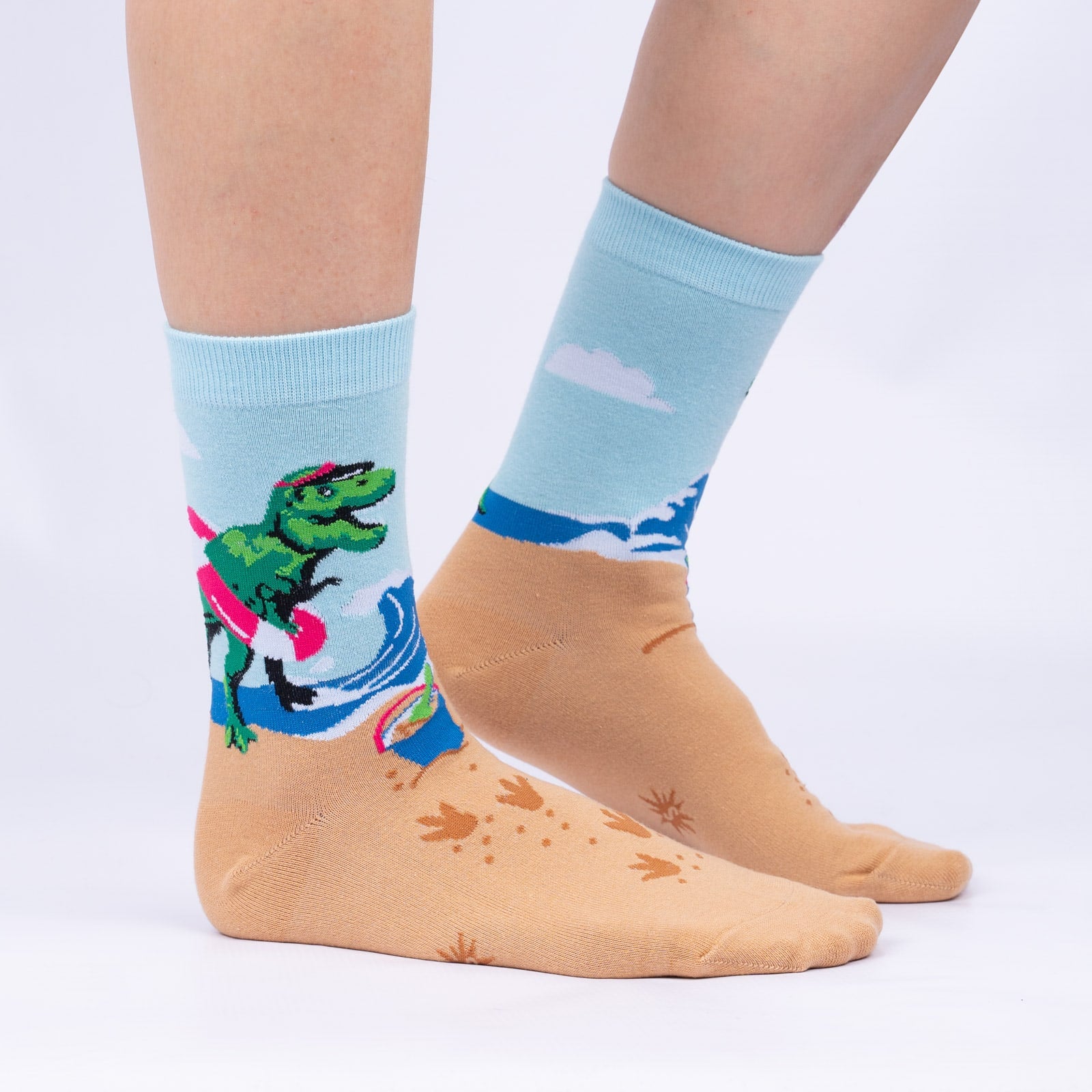 Dinos Gone Wild Crew Socks