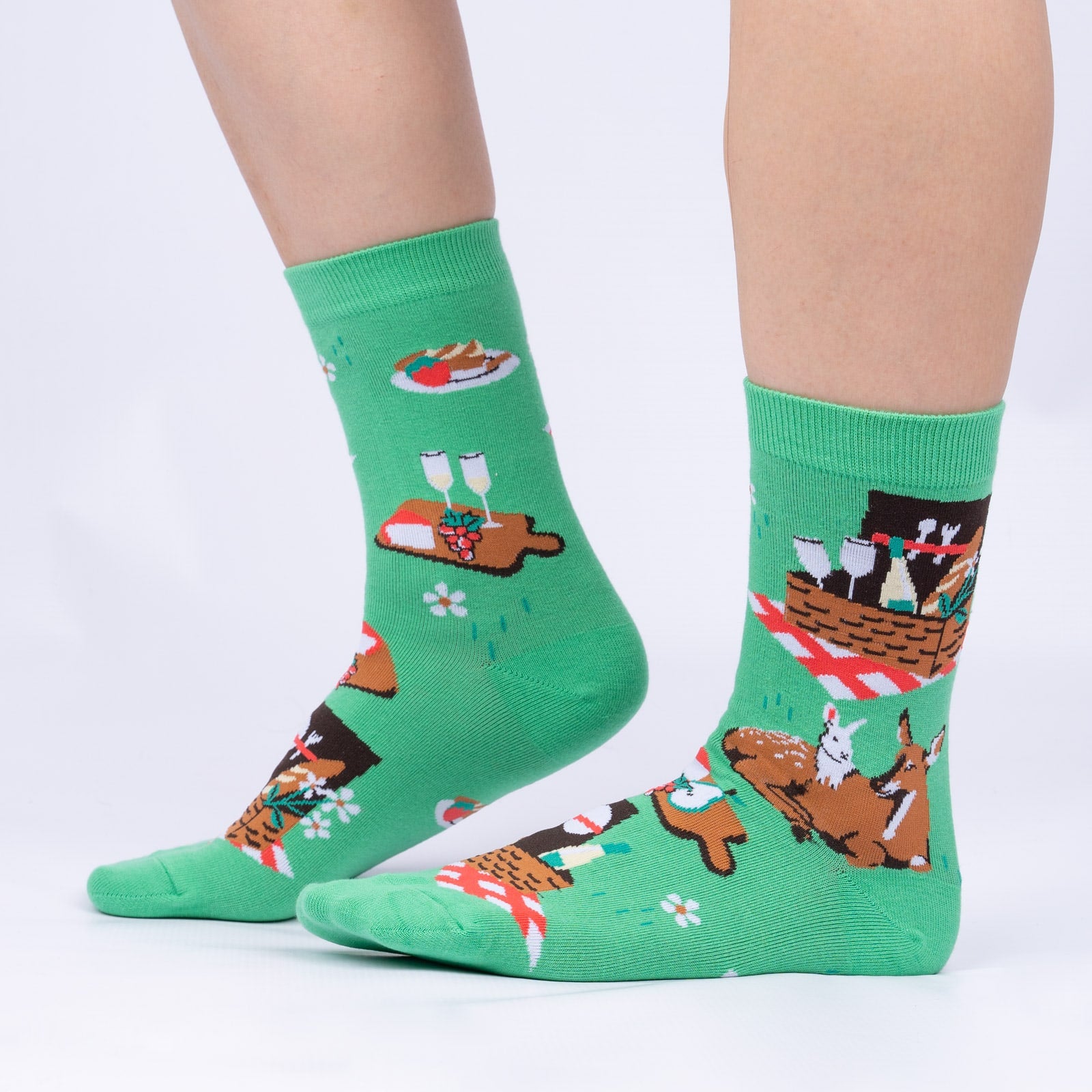 Everyday Is a Picnic With You Crew Socks