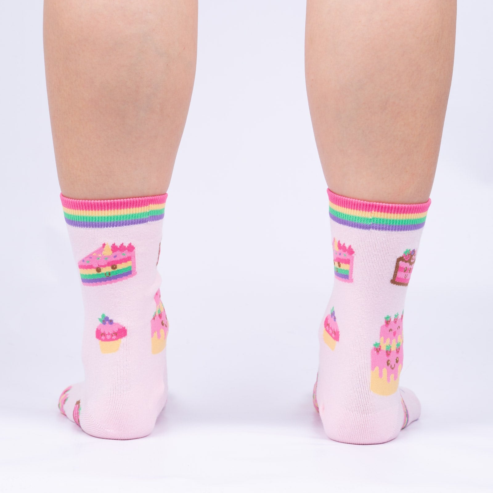 Life Is Batter With Cake Crew Socks