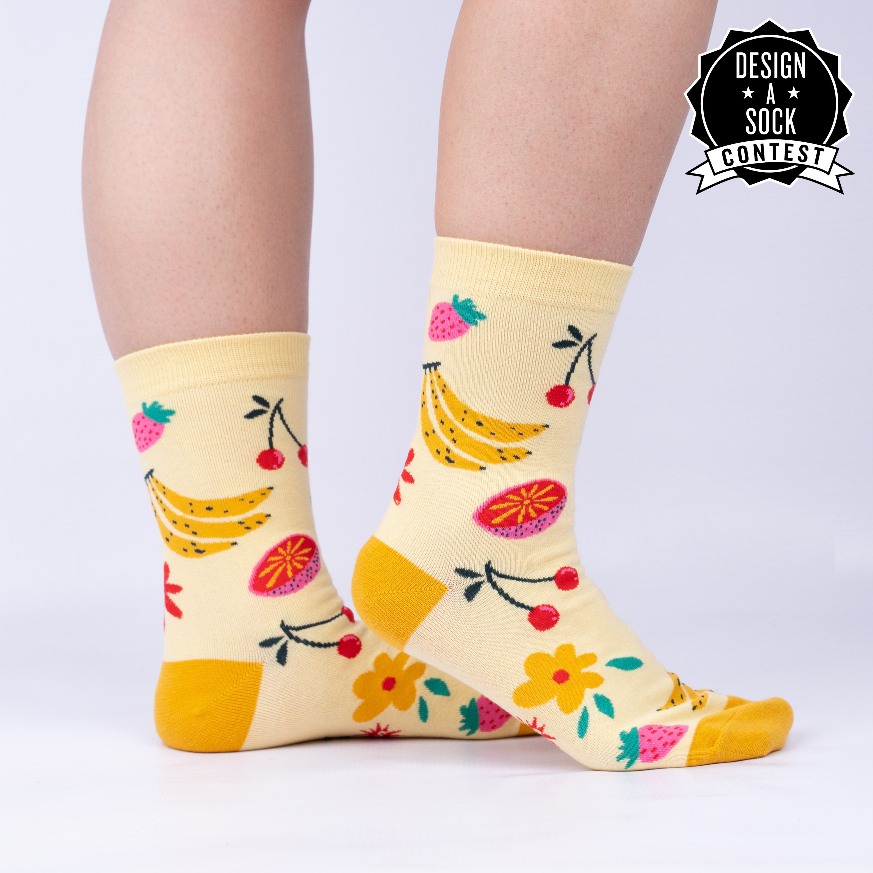 Fruity Bloom Crew Socks