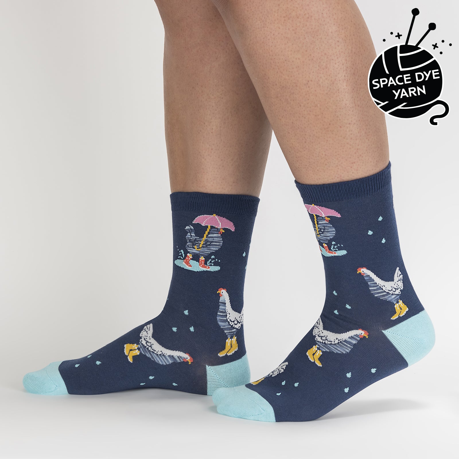 Chicken Little Crew Socks