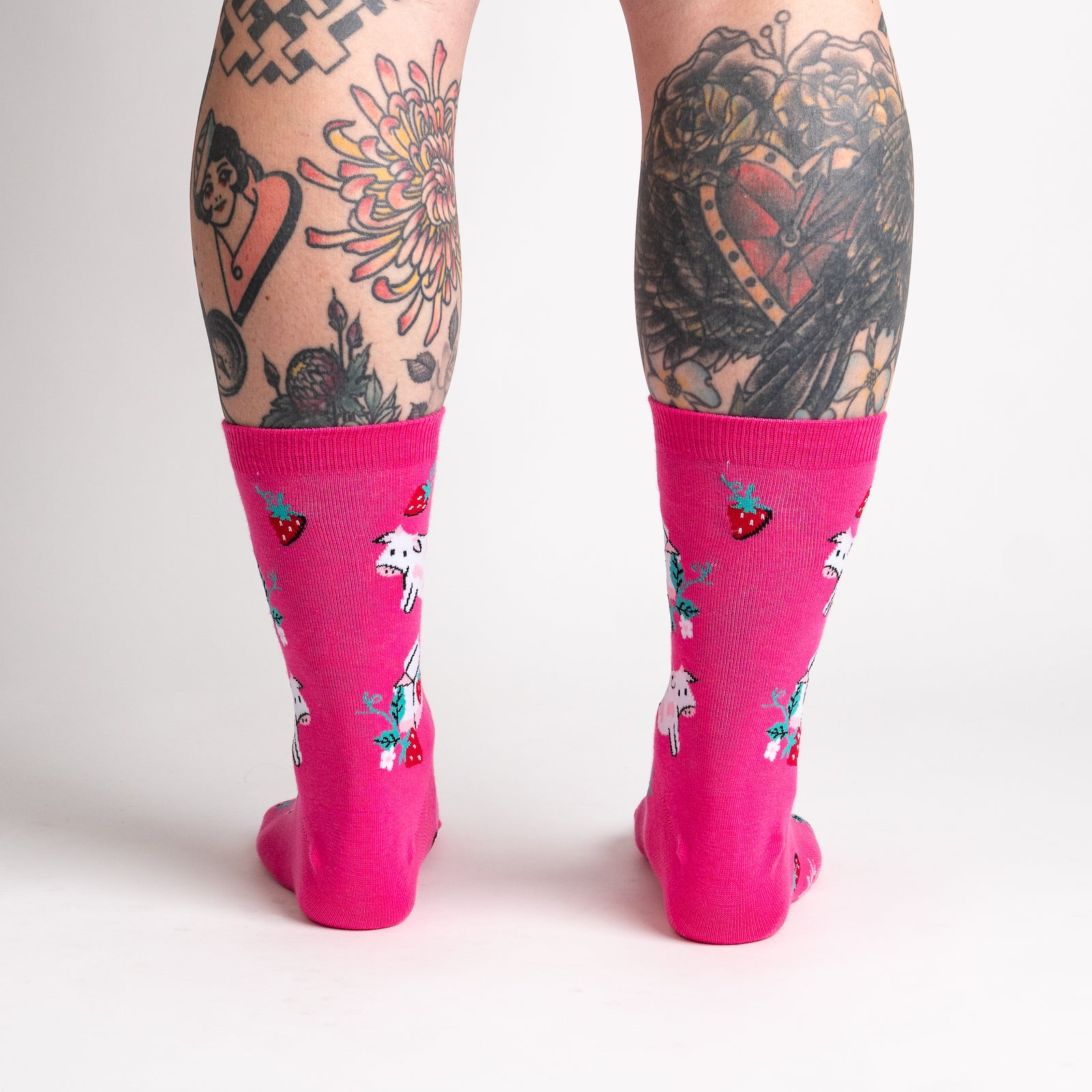 Strawberry Milk Crew Socks