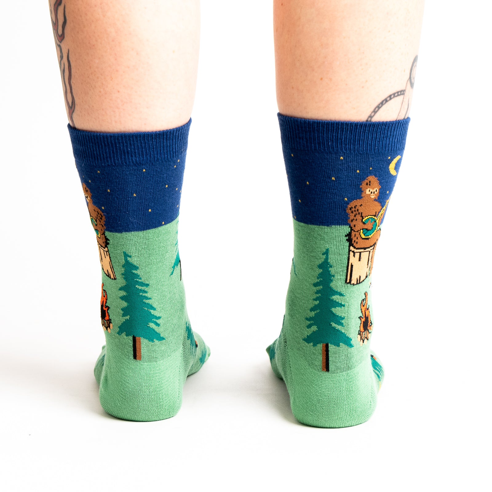 Sasquatch Campout Crew Socks