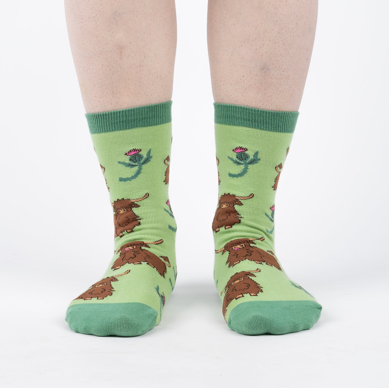 Hardy Highland Cows Crew Socks