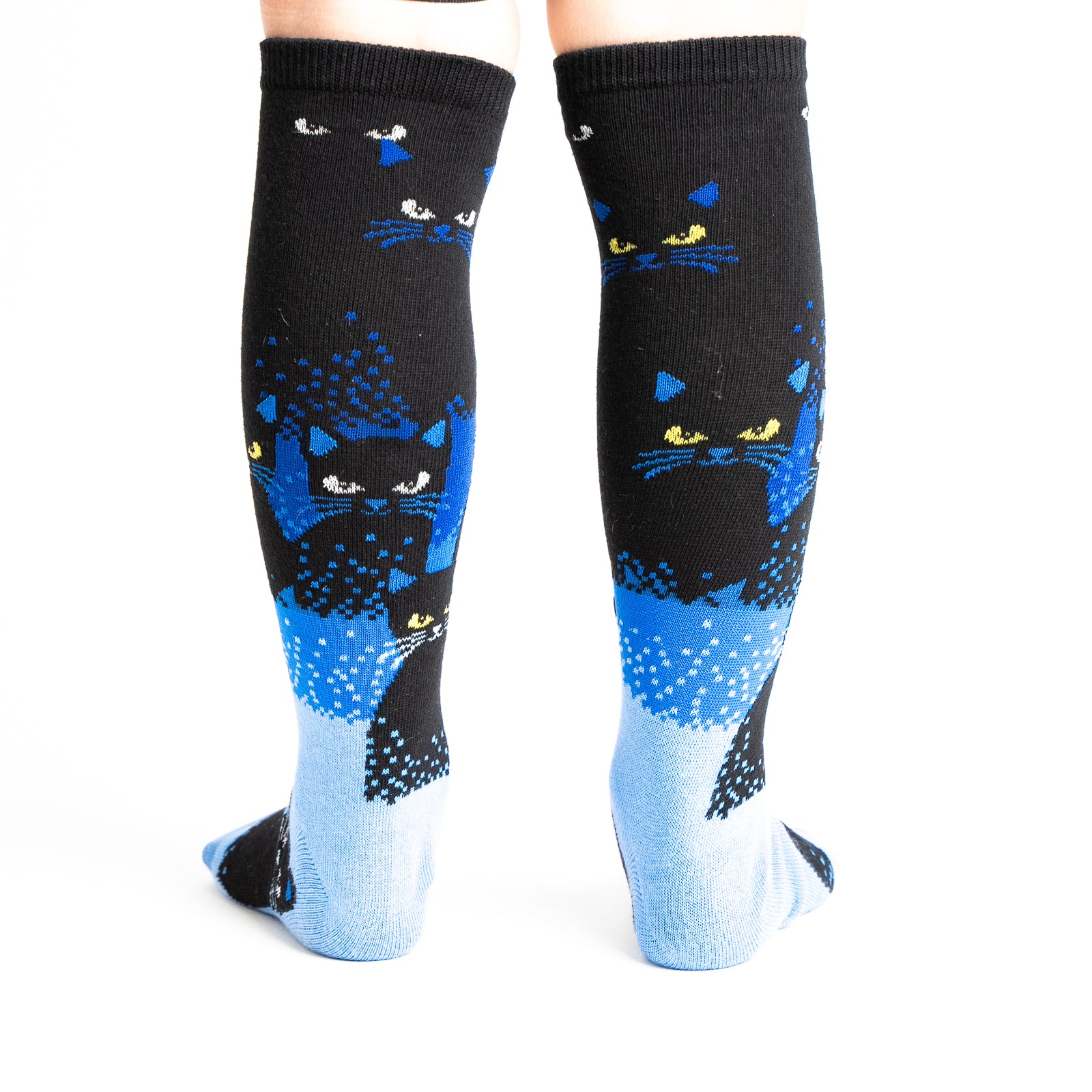 Cats In the Dark Youth Knee Socks